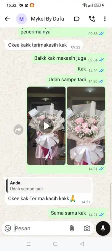 Testimonial Buket Bunga mekarrahayu
