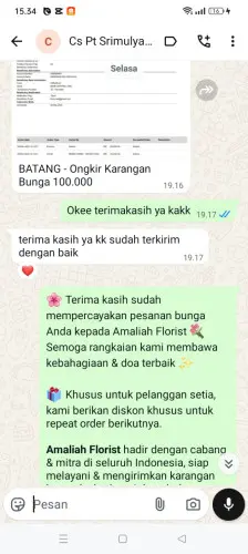 Testimonial Papan Bunga mekarrahayu