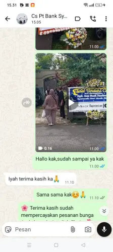 Testimonial Papan Bunga mekarrahayu