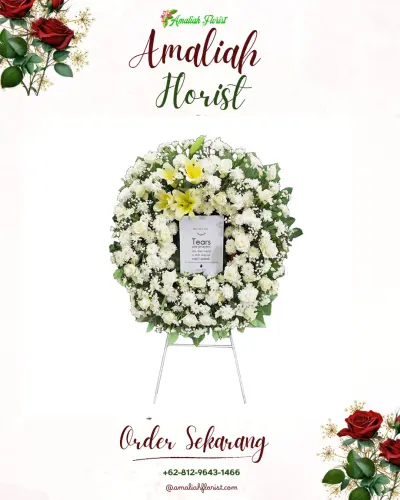 Krans Bunga Duka Cita mekarrahayu